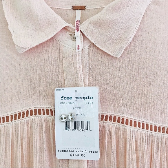 FREE PEOPLE Pretty Cozy Maxi Ecru Dress - Picture 13 of 16